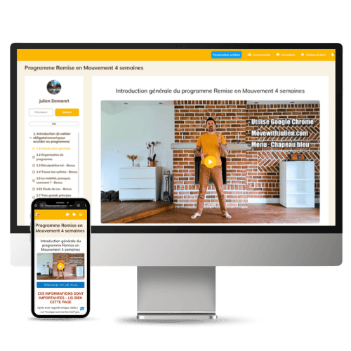 programme remise en mouvement en ligne